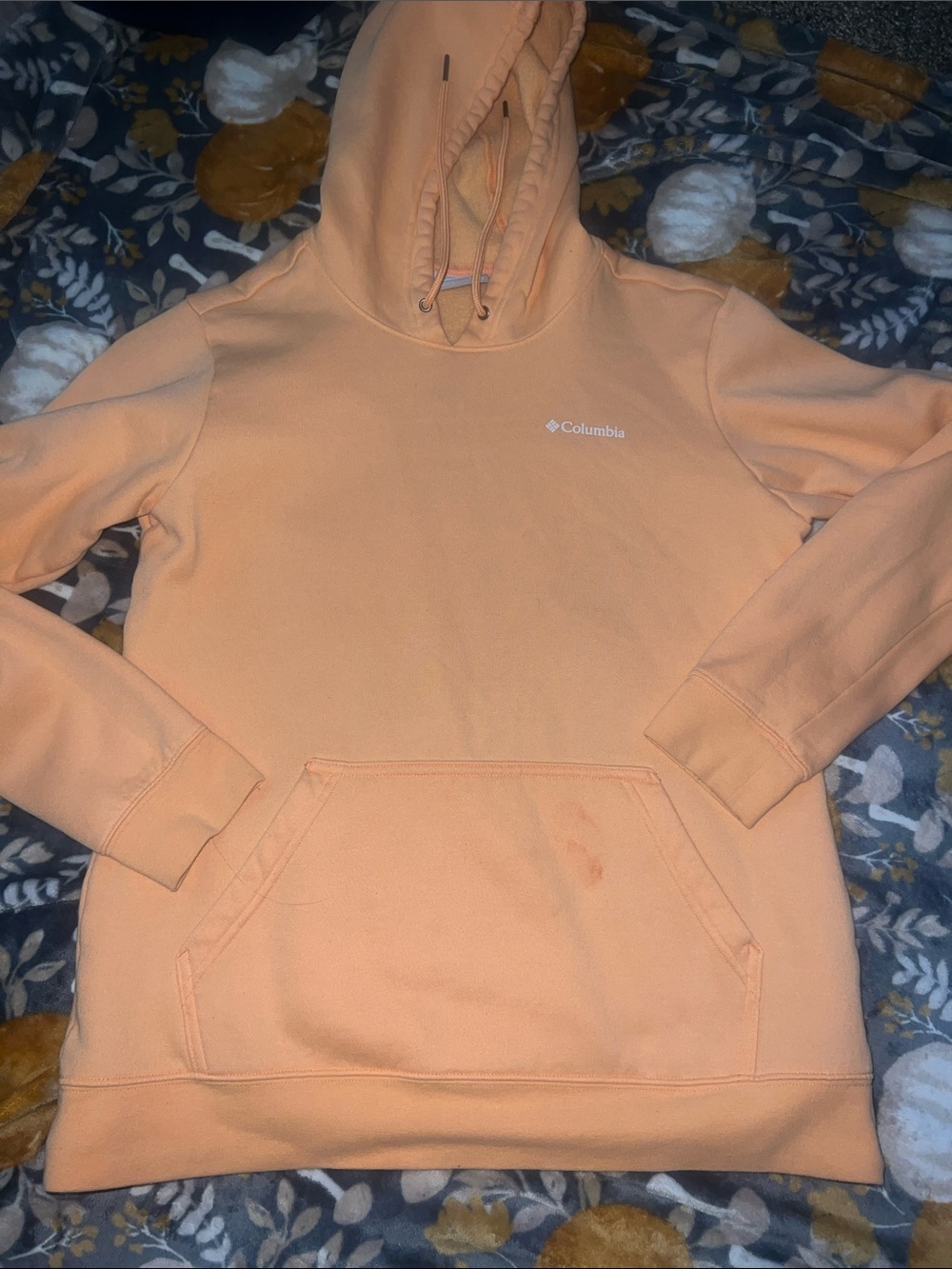 Columbia Women's Peach Crewneck Hoodie - Light Peach